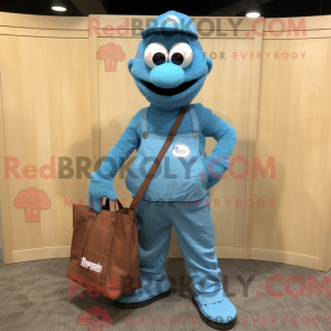 Blue Raspberry mascot...