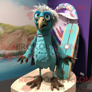 Cyan Vulture Maskottchen...