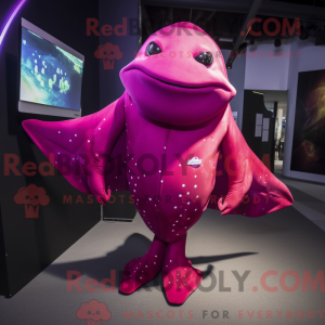 Disfraz de mascota Magenta...