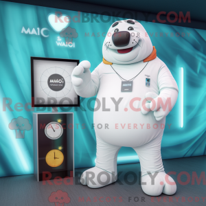 White Walrus mascot costume...