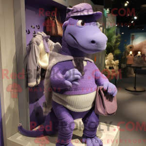 Lavender Iguanodon mascot...