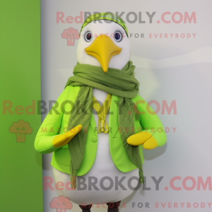 Limegrønn...