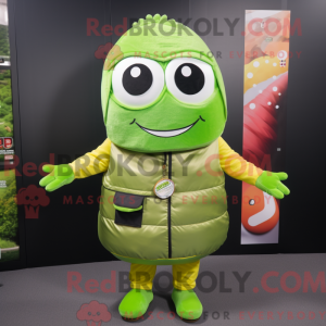 Lime Green Sushi mascotte...