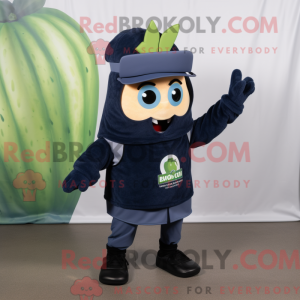 Navy Zucchini maskot...