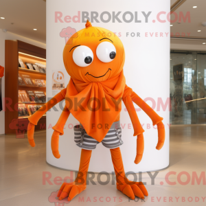 Orange Spider mascot...