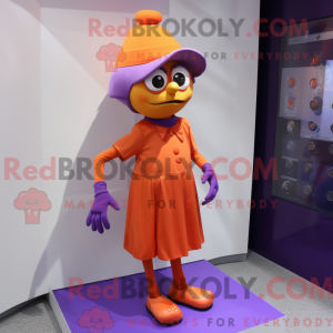 Purple Orange mascot...