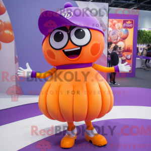 Purple Orange mascot...