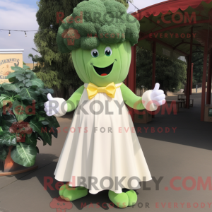 Cream Broccoli mascot...