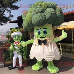 Cream Broccoli mascot...