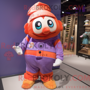 Lavender Clown Fish mascot...