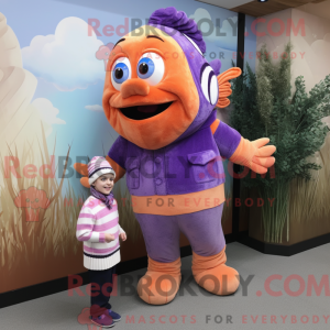 Lavender Clown Fish mascot...