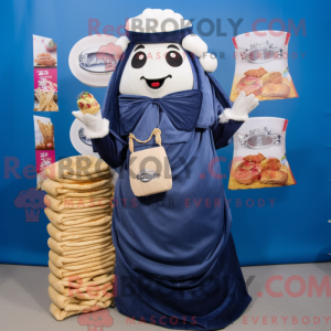 Navy Ramen maskotdraktfigur...