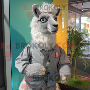 Grande lamamaskotdraktfigur...