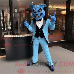 Sky Blue Devil máscara de...