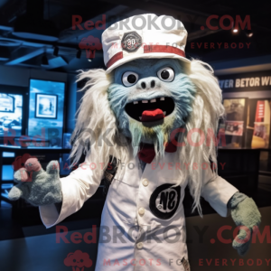 White Zombie mascot costume...