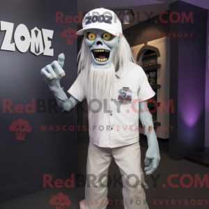 Mascotte de zombie blanc...