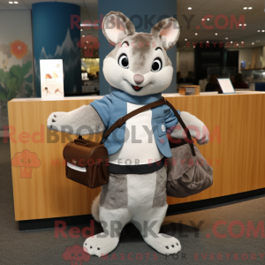 Gray Flying Squirrel mascot...