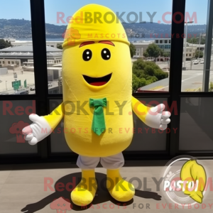 Lemon Yellow Radish mascot...