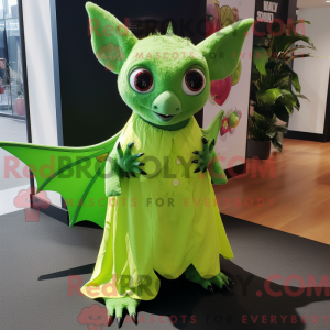 Postava maskota Lime Green...