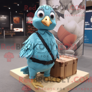 Figura de máscara Cyan...