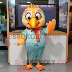 Maskottchenkostüm Peach...