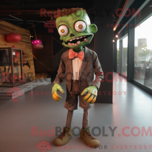 Rust Zombie mascot costume...