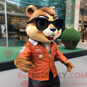 Rust Chipmunk mascot...