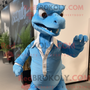 Himmelblå Deinonychus...