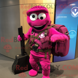 Magenta Sniper mascot...