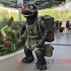 Black Titanoboa mascot...