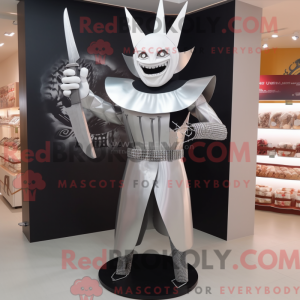 Silver Knife Thrower mascot...