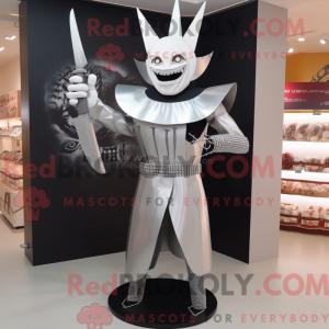 Sølv Knife Thrower maskot...