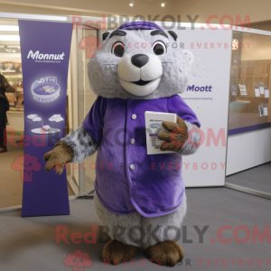 Lavender Marmot mascot...