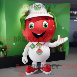 White Strawberry mascot...