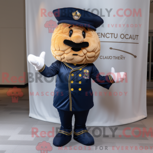 Navy Croissant mascot...