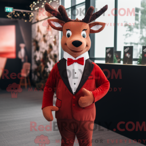 Red Deer-maskotdraktfigur...