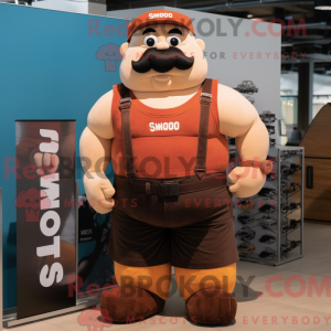 Rust Strongman mascot...