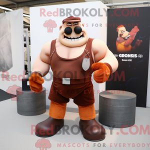 Rust Strongman mascot...