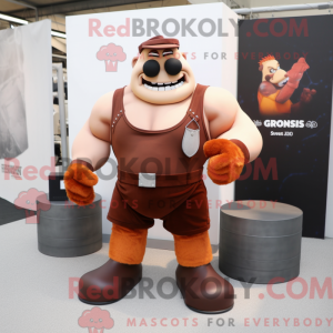 Rust Strongman Maskottchen...
