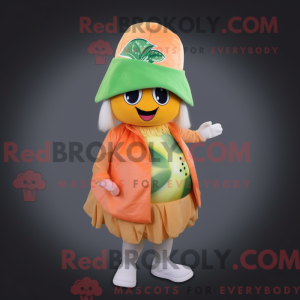 Peach Kiwi mascot costume...