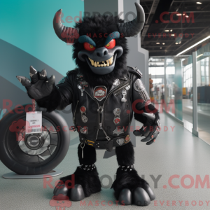 Black Demon-mascottekostuum...