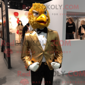 Maskottchenkostüm Gold...