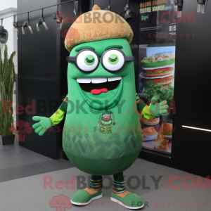 Forest Green Burgers mascot...