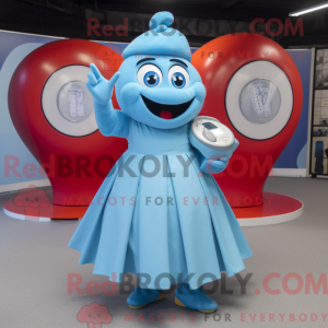 Disfraz de mascota Sky Blue...