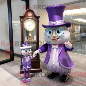 Lavendel Hourglass maskot...