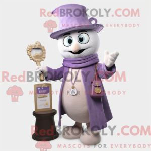Lavendel timeglas maskot...