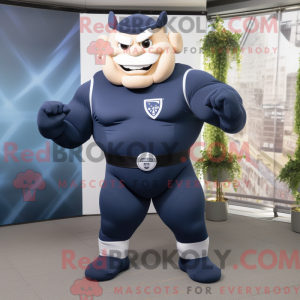 Navy Strongman maskot...