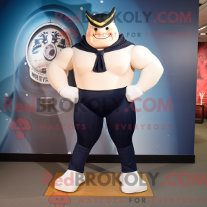 Postava maskota Navy...