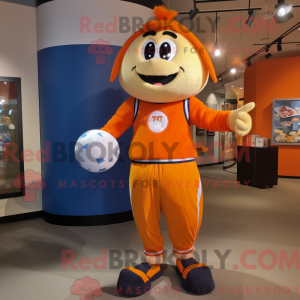 Orange Juggle maskot...