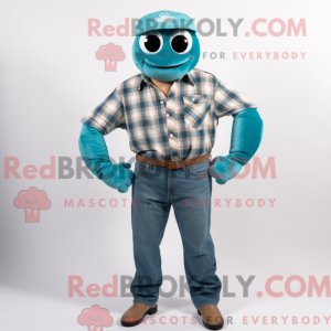 Teal Crab Cakes mascot...